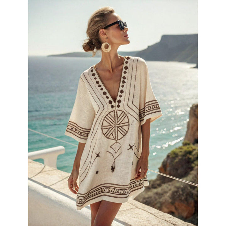 Portia Linen Caftan