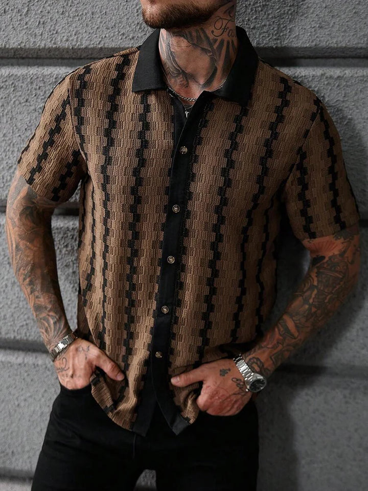 Valencia Striped Knit Shirt