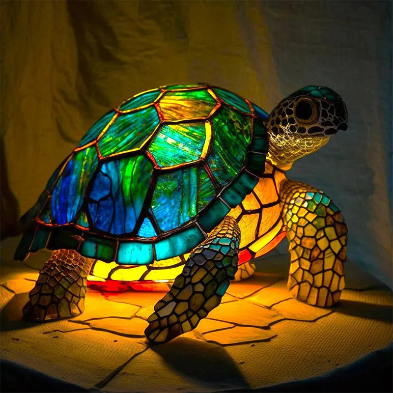 Stained Animal Lamp
