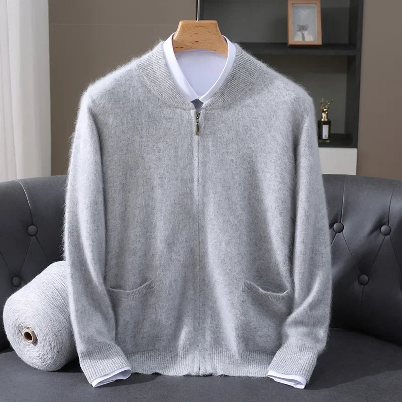 Montreux Cashmere Zip Cardigan