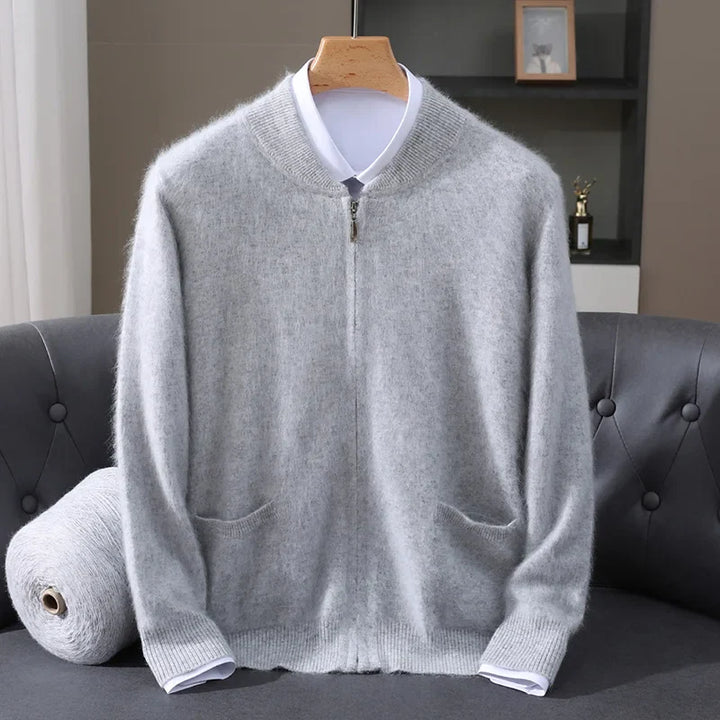 Montreux Cashmere Zip Cardigan