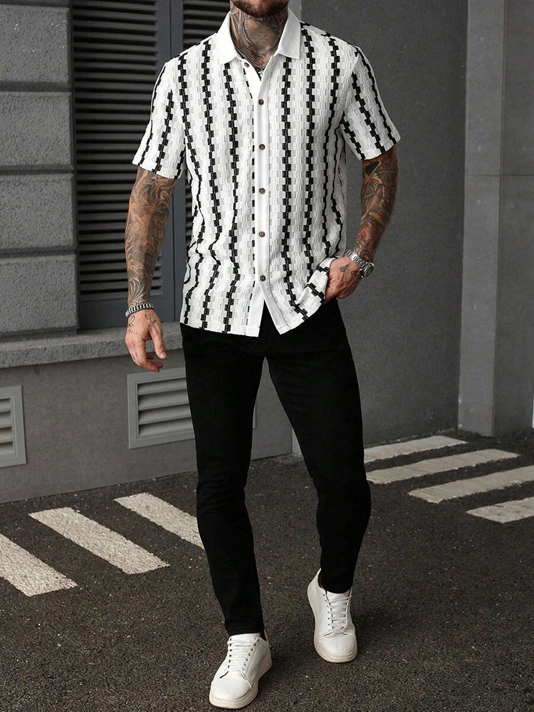 Valencia Striped Knit Shirt