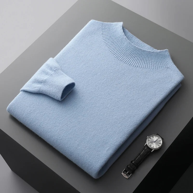 Ashbury Cashmere Half-Neck Sweater