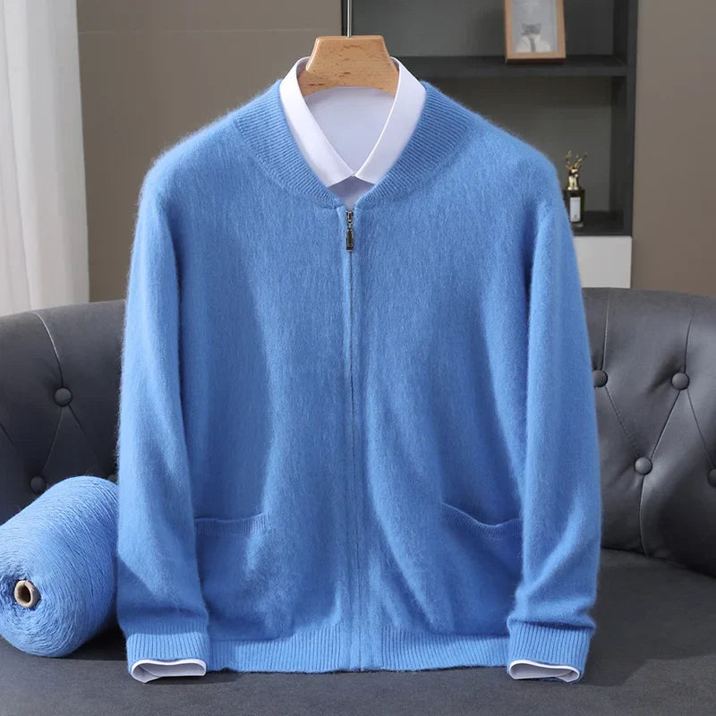 Montreux Cashmere Zip Cardigan