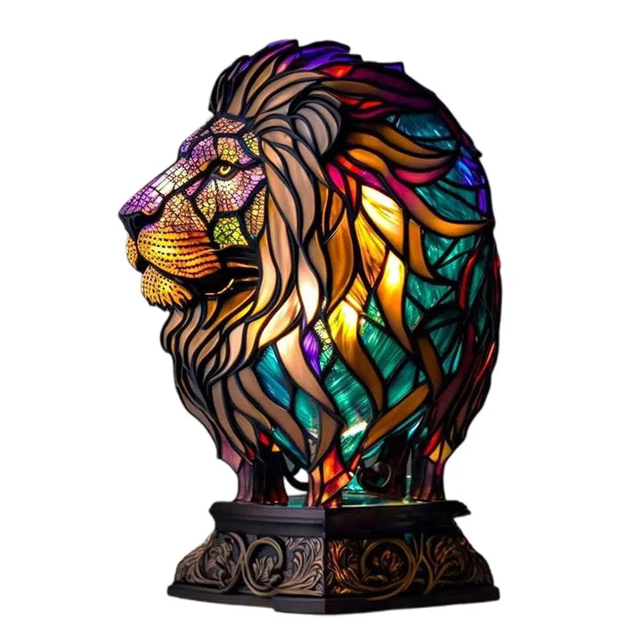 Stained Animal Lamp