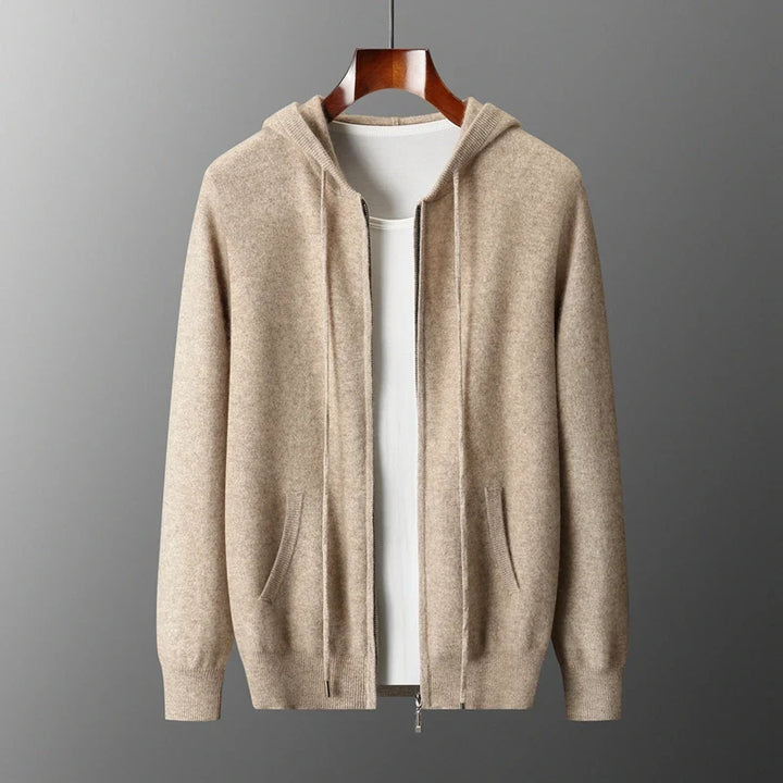 Harrow Cashmere Zip Hoodie