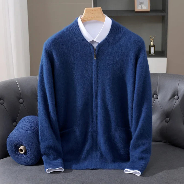 Montreux Cashmere Zip Cardigan