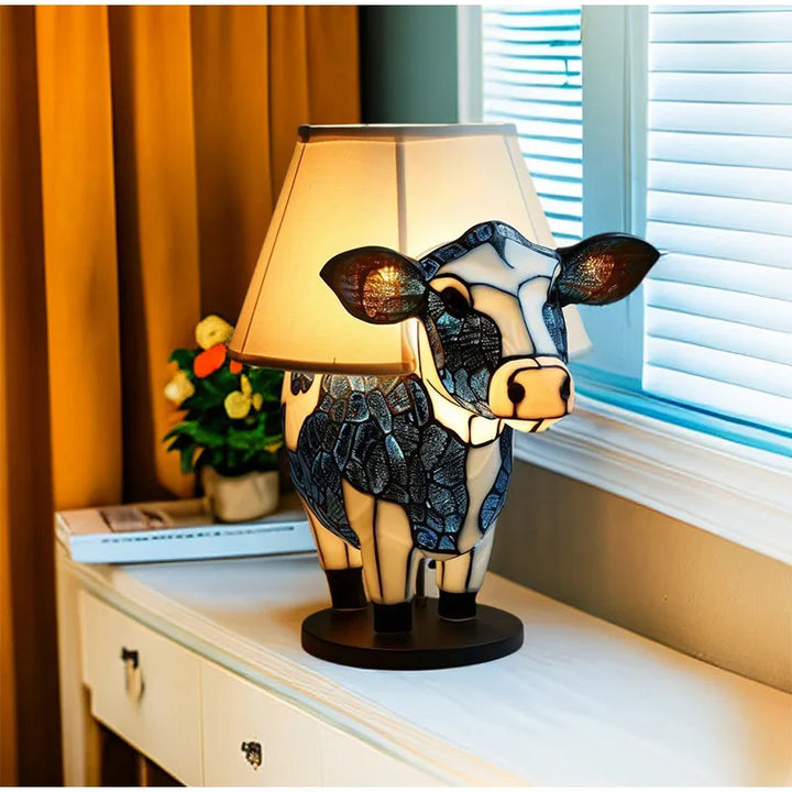 Stained Animal Lamp