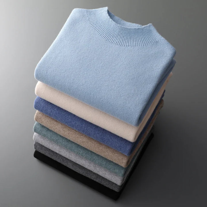 Ashbury Cashmere Half-Neck Sweater