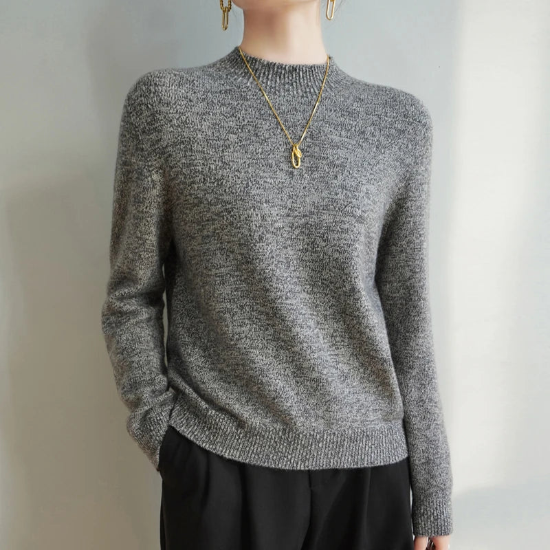Luna Merino Mock Neck