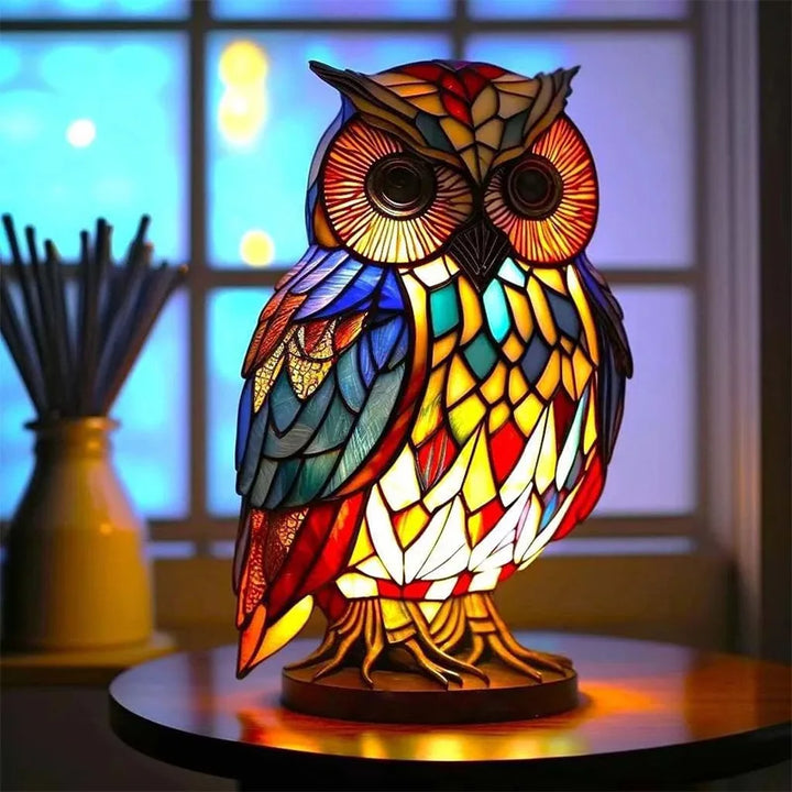 Stained Animal Lamp