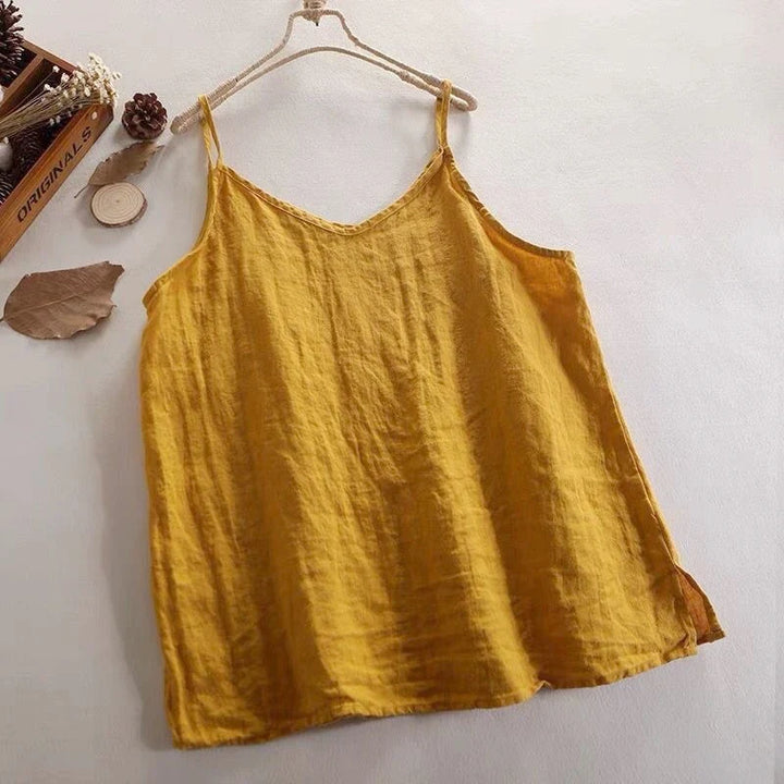 Diana | Linen Cotton Camisole Top