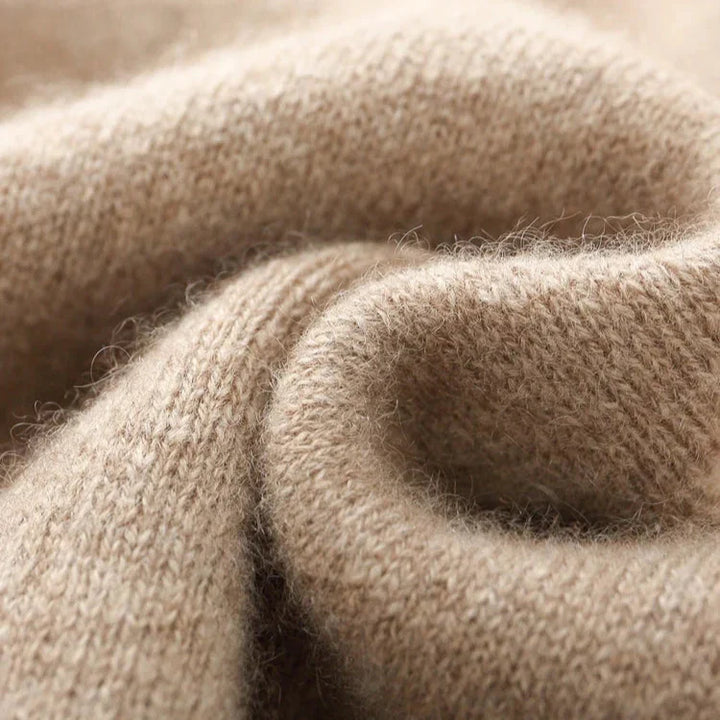 Olympia Cashmere Zip Cardigan