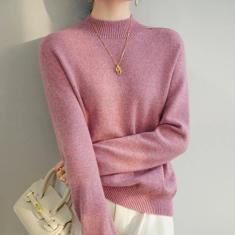 Luna Merino Mock Neck