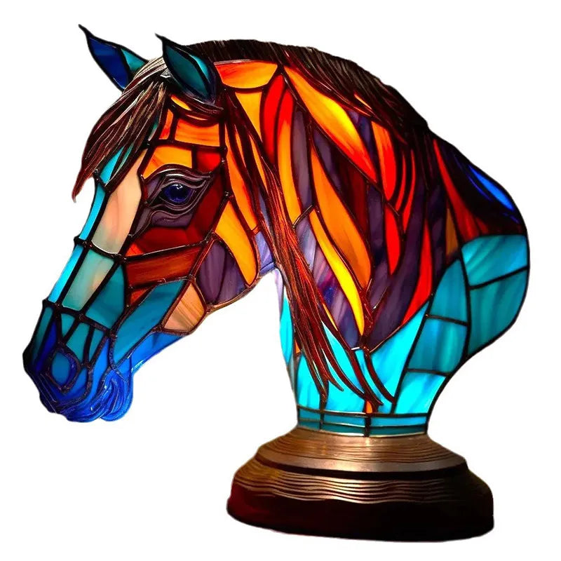Stained Animal Lamp