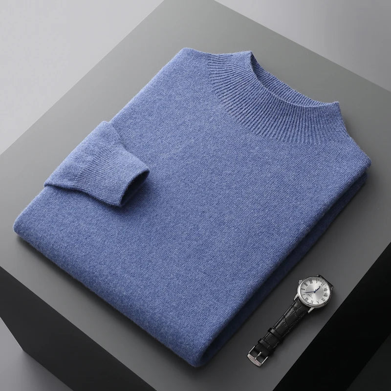 Ashbury Cashmere Half-Neck Sweater