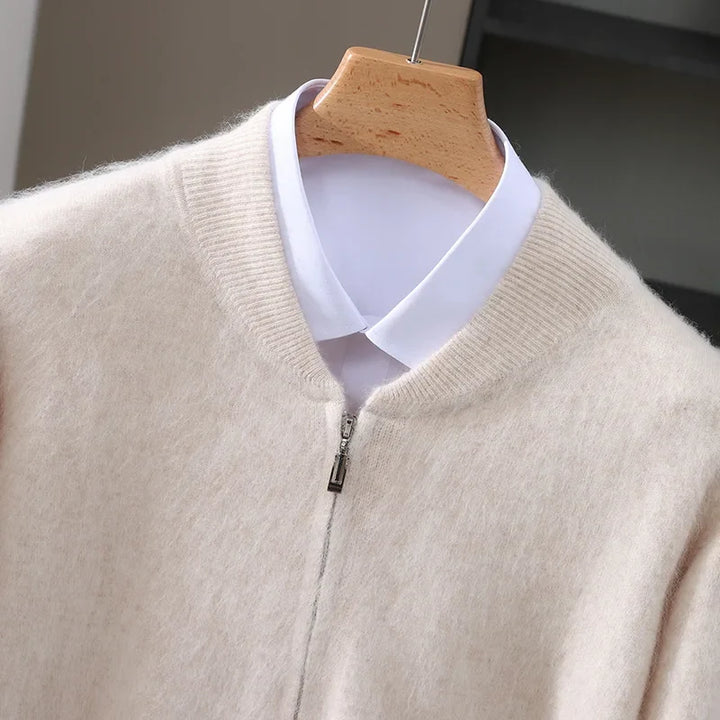 Montreux Cashmere Zip Cardigan
