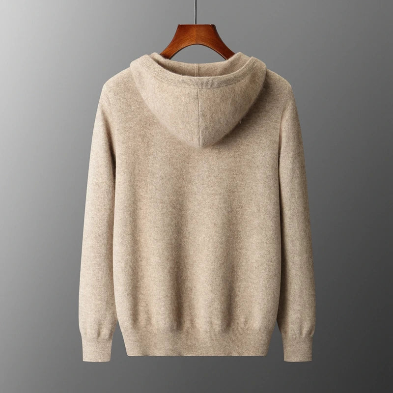 Harrow Cashmere Zip Hoodie