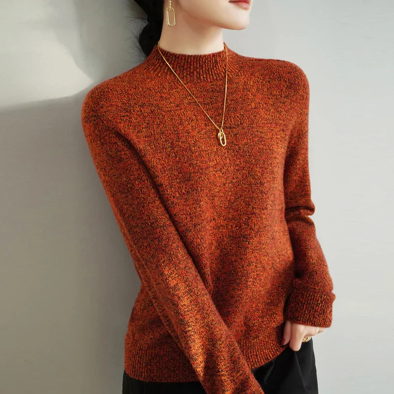 Luna Merino Mock Neck