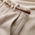 Aveline Wool Straight-Leg Trousers