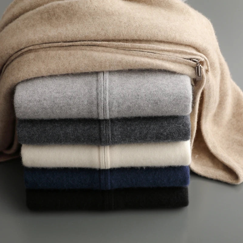 Harrow Cashmere Zip Hoodie