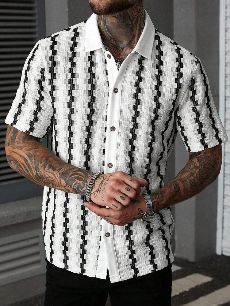 Valencia Striped Knit Shirt