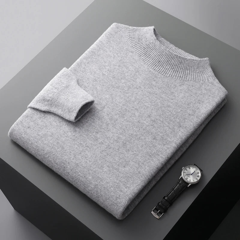 Ashbury Cashmere Half-Neck Sweater