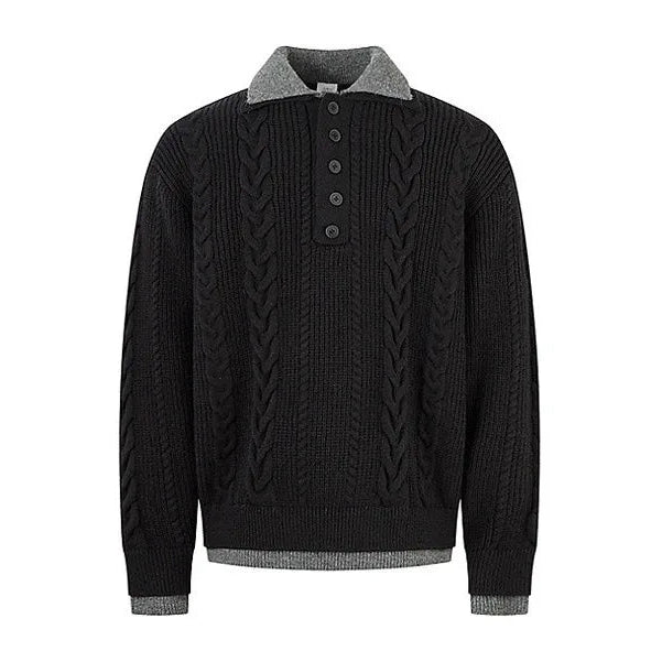 Cromwell Cable Collar Sweater