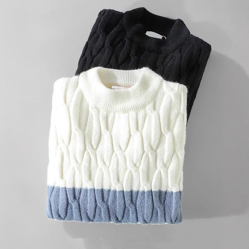 Arden Colour-Block Knit Sweater