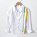 White/Green Stripe