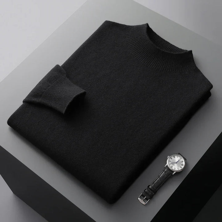 Ashbury Cashmere Half-Neck Sweater