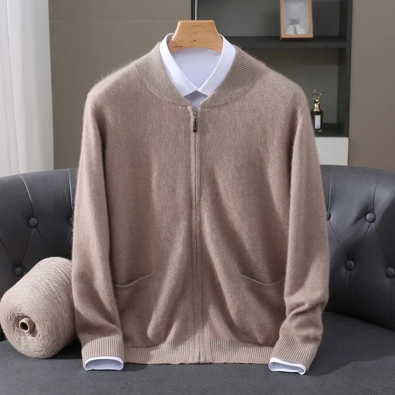 Montreux Cashmere Zip Cardigan