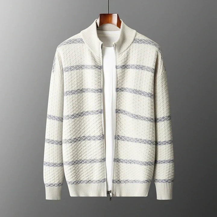 Westerdale Textured Zip Knit