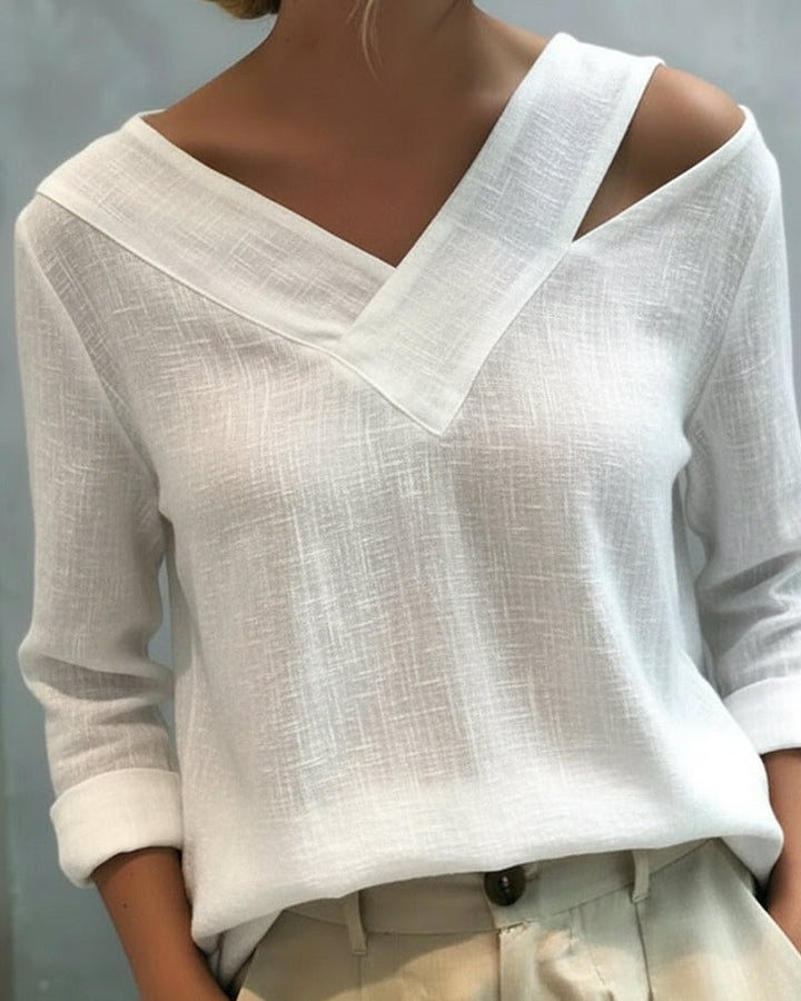 Avielle | Asymmetric Elegance Blouse