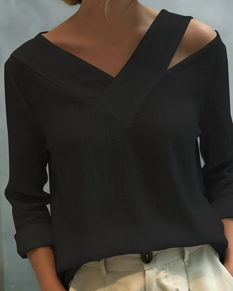 Avielle | Asymmetric Elegance Blouse