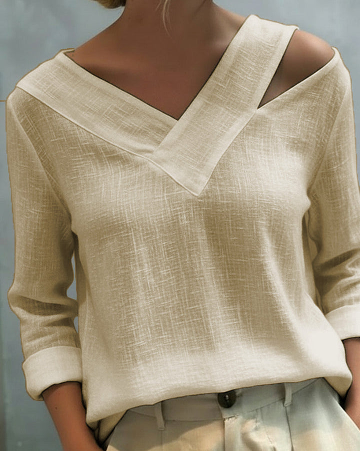 Avielle | Asymmetric Elegance Blouse