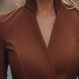 Serafina Belted Wrap Midi Dress