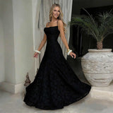Selvira | Elegant Lace Maxi Evening Dress