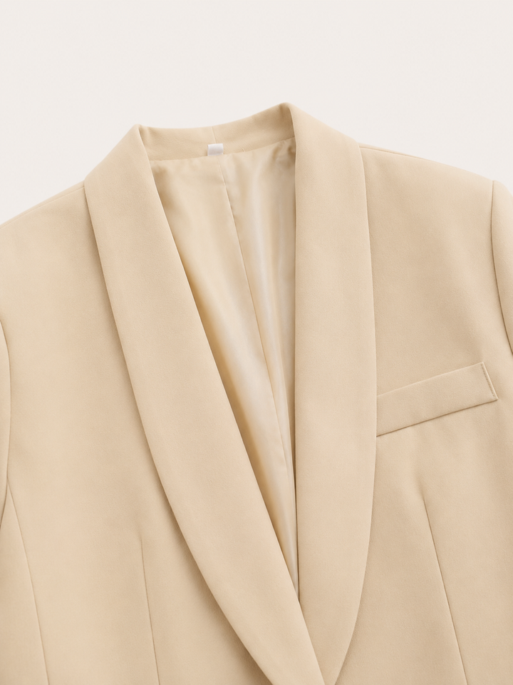 Women's Belted Blazer & Wide Leg Trouser Co-Ord Set – Tailored Two-Piece Suit