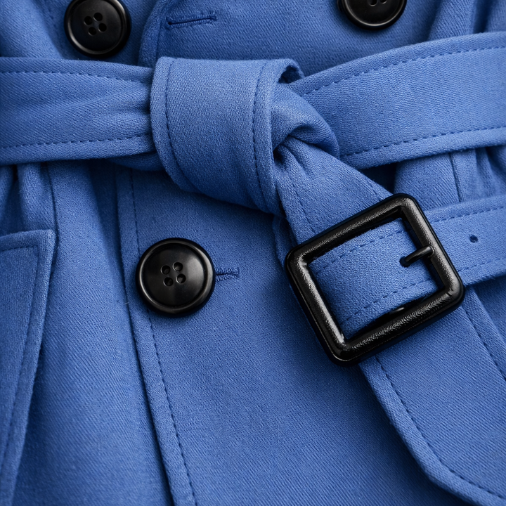 Women’s Belted Trench Coat – Tailored Long Fit