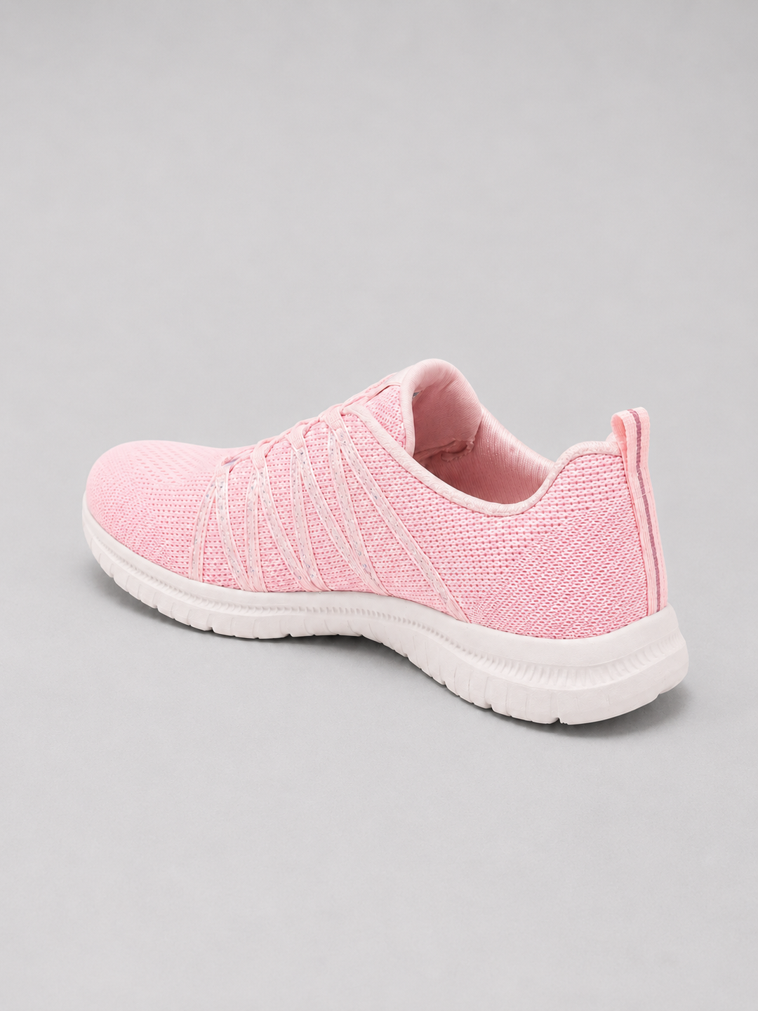 Women’s Comfort Slip-On Knit Trainers – Lightweight Sparkle Walking Shoes