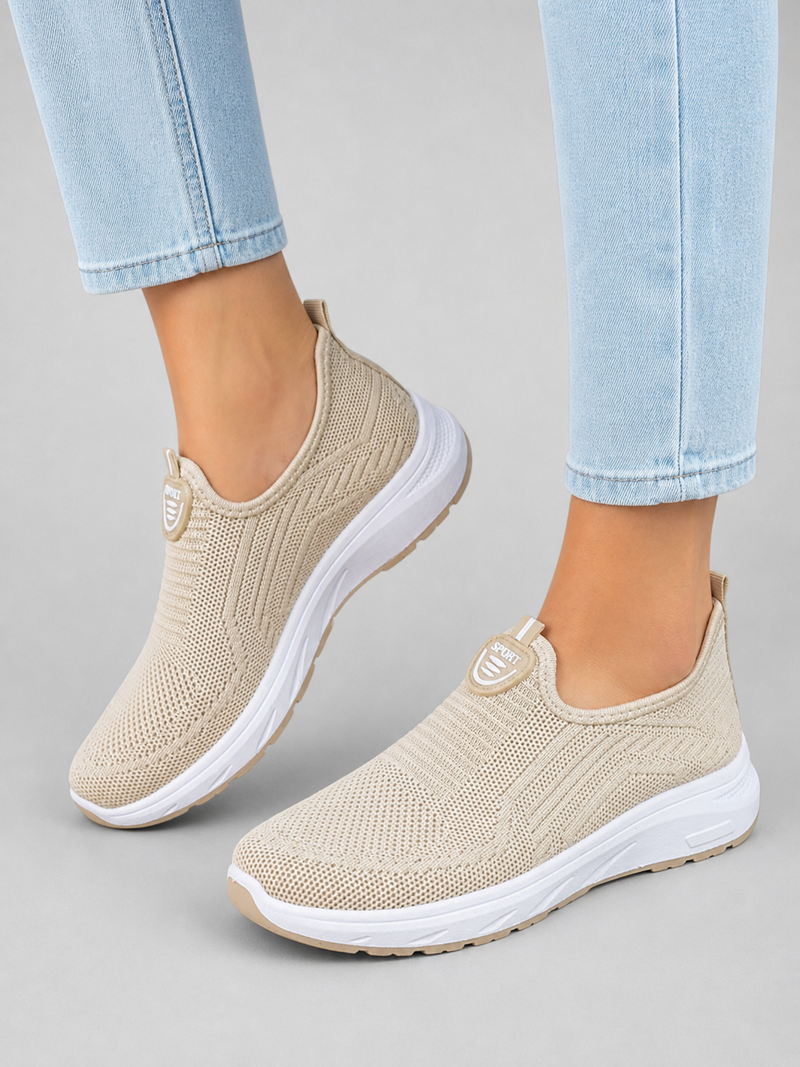 Women's Comfort Slip-On Trainers - Breathable Everyday Shoes