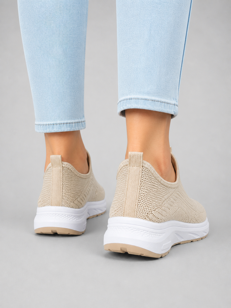 Women's Comfort Slip-On Trainers - Breathable Everyday Shoes
