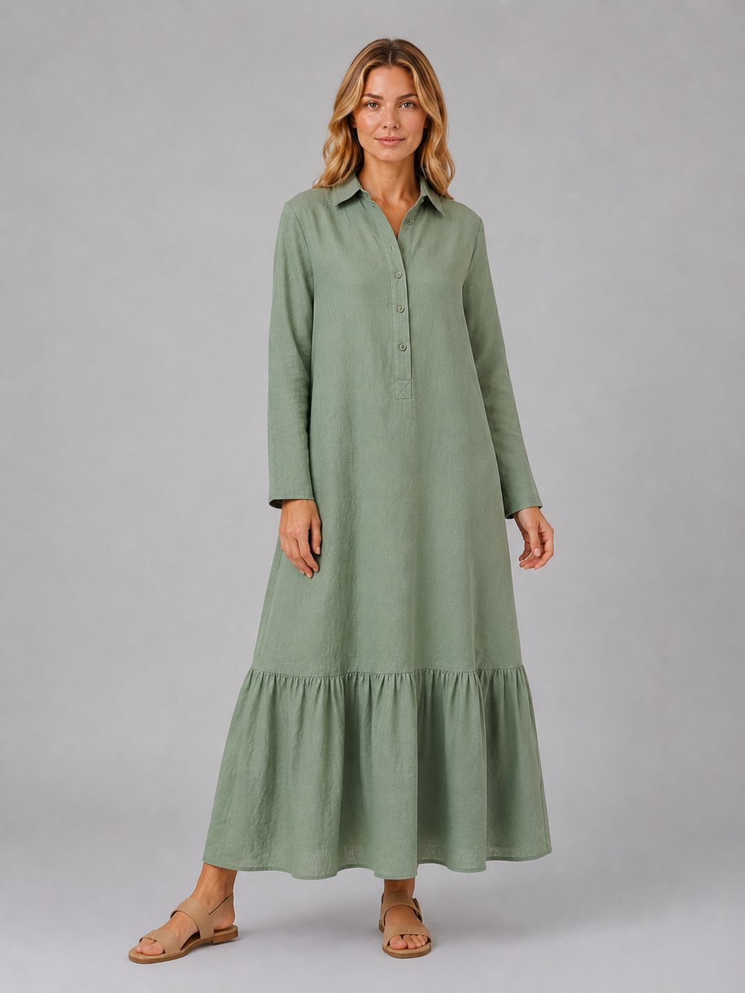 Theodora Tiered Maxi Dress