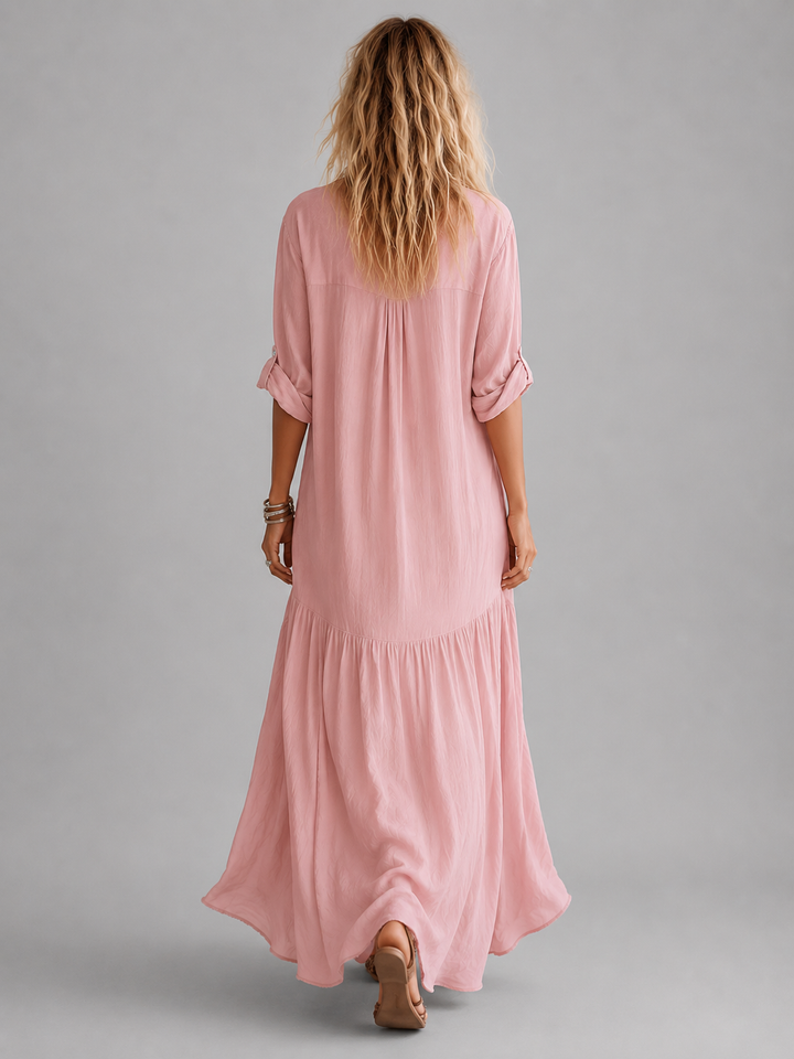 Ottilie Linen Maxi Dress