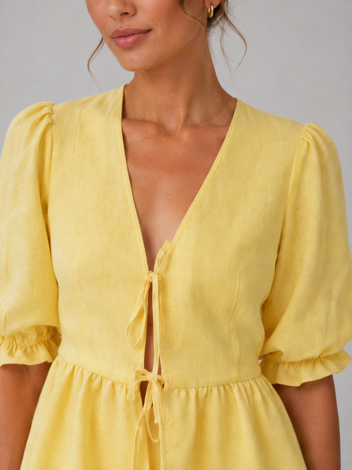 Women’s Cotton Two Piece Skirt Set – Elegant Summer Style