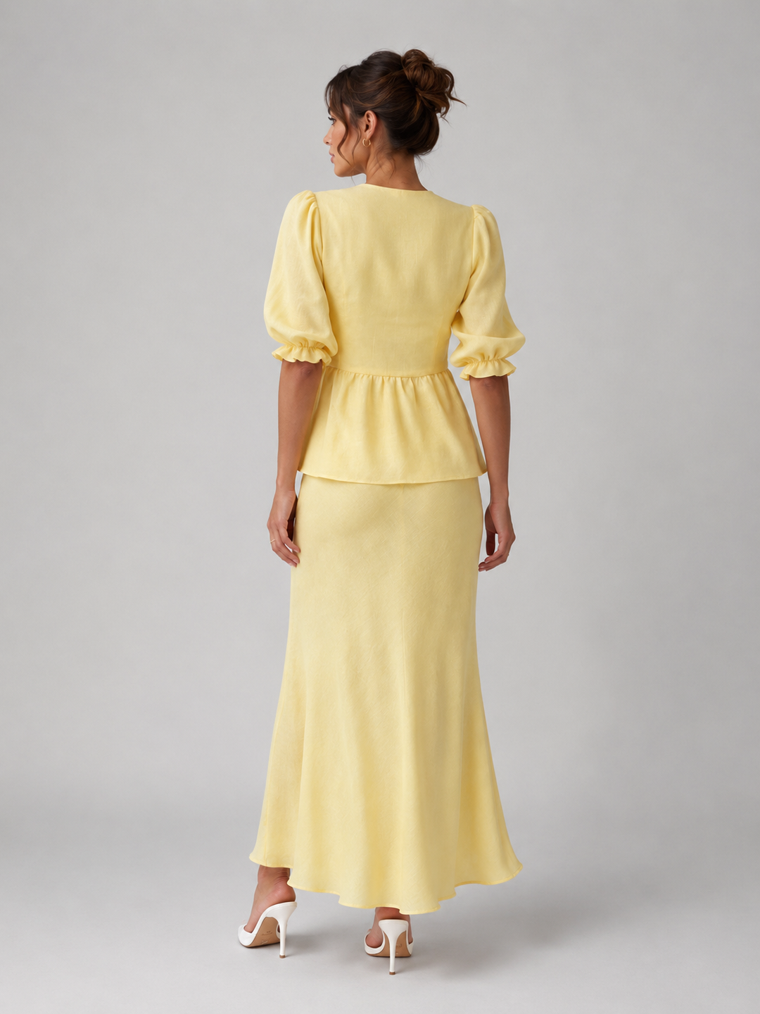 Women’s Cotton Two Piece Skirt Set – Elegant Summer Style