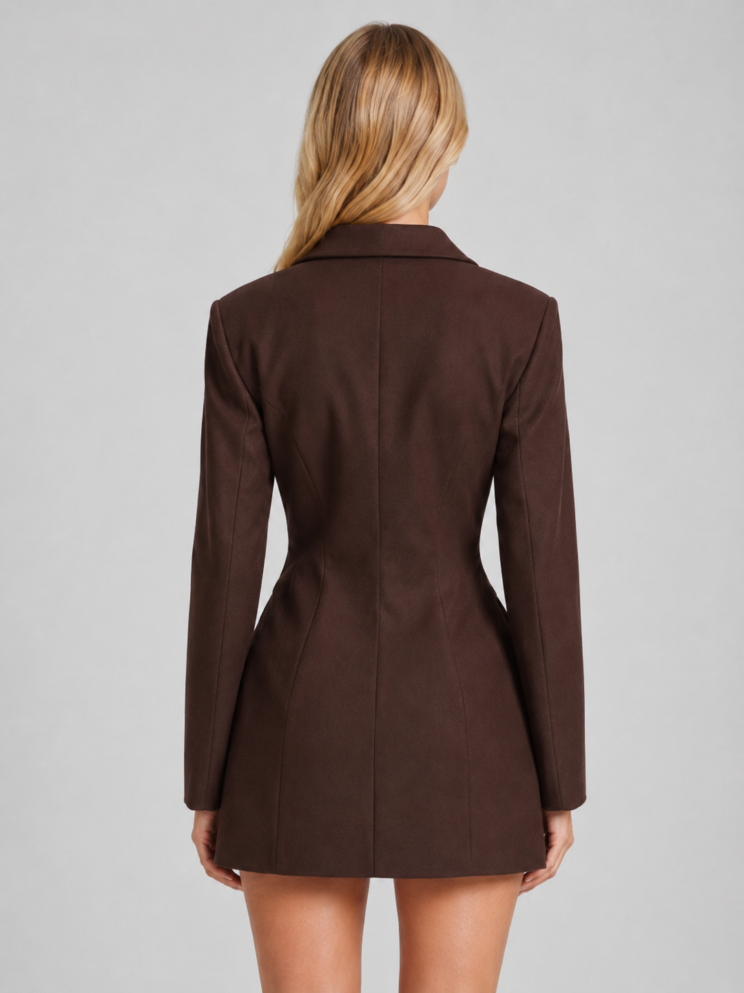 Women's Double Breasted Blazer Mini Dress – Tailored Occasion Style