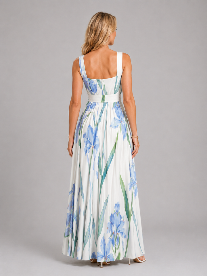 Women's Floral Maxi Dress – Flattering A-Line Fit