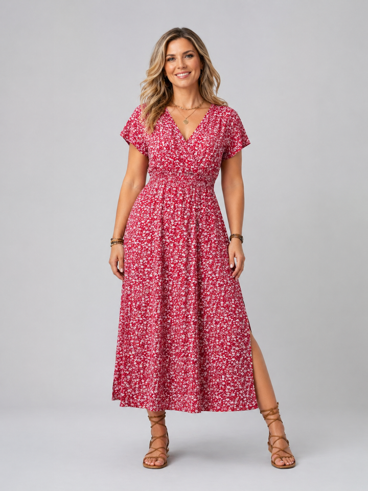 Women’s Floral Maxi Dress – Flowing Summer Style